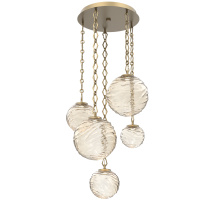 Hammerton CNB0092-05-GB-A-CH1-L1 - Gaia Round Chain 5pc Multi-Pendant