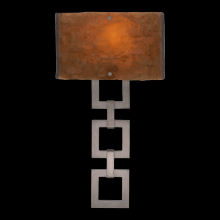 Hammerton CSB0033-0B-SN-BG-E2 - Carlyle Square Link Cover Sconce