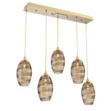 Hammerton PLB0035-05-GB-OB-C01-E2 - Ellisse Linear 5pc Multi-Pendant