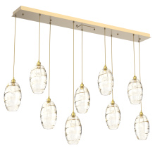 Hammerton PLB0035-09-GB-OA-C01-E2 - Ellisse Linear 9pc Multi-Pendant