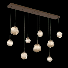 Hammerton PLB0039-09-FB-B-C01-L1 - Gem Linear 9pc Multi-Pendant