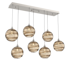 Hammerton PLB0047-07-BS-OB-C01-E2 - Terra Linear 7pc Multi-Pendant