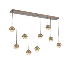 Hammerton PLB0093-09-BB-A-C01-L1-GB - Cabochon Linear 9pc Multi-Pendant