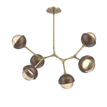 Hammerton PLB0093-BA-GB-A-001-L1-BB - Cabochon Modern Branch - 6pc