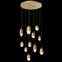 Hammerton CHB0079-11-GB-PC-C01-L1 - Pebble Round 11pc Multi-Pendant