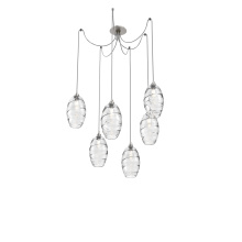 Hammerton SCB0035-06-BS-OC-C01-E2 - Ellisse Round 6pc Swag Multi-Pendant