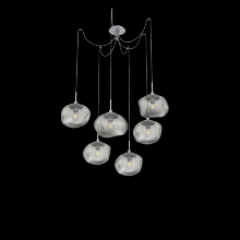 Hammerton SCB0064-06-CS-S-C01-E2 - Nova Round 6pc Swag Multi-Pendant (Bulb)