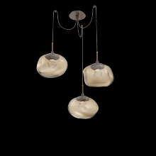 Hammerton SCB0068-03-BB-ZB-C01-L1 - Nova Round 3pc Swag Multi-Pendant (LED)