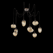 Hammerton SCB0069-09-BB-FB-C01-L1 - Cosmos Round 9pc Swag Multi-Pendant (LED)