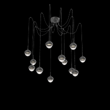 Hammerton SCB0093-12-MB-C-C01-L1-MS - Cabochon Round 12pc Swag Multi-Pendant