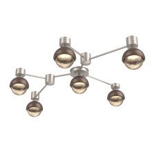 Hammerton SMB0093-HL-BS-A-L1-BB - Cabochon Flush Mount Wall Sconce Beige Silver