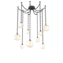 Hammerton SNB0039-09-MB-A-CH1-L1 - Gem Multi Light Pendant Multi Port Canopy Matte Black