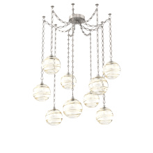 Hammerton SNB0047-09-BS-OA-CH1-E2 - Terra Multi Light Pendant Multi Port Canopy Beige Silver