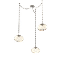Hammerton SNB0068-03-BS-FA-CH3-L3 - Nova LED Multi Light Pendant Beige Silver