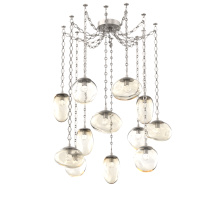 Hammerton SNB0069-12-BS-FA-CH1-L1 - Cosmos LED Multi Light Pendant Beige Silver