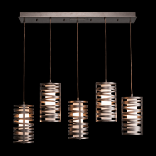 Hammerton PLB0013-09-FB-F-C01-L1 - Tempest Linear 9pc Multi-Pendant