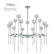 Kalco 511675CH - Mae 10+5 LT 2 Tier Chandelier
