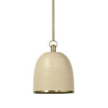 Palecek 2280-79 - RIVOLI LEATHER PENDANT SAND