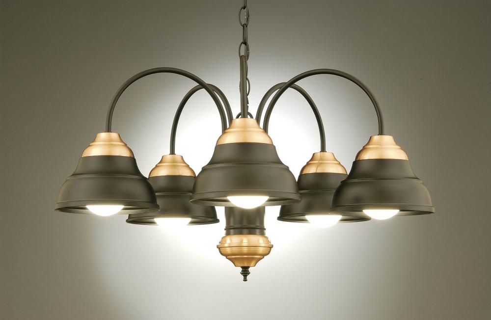 5-LIGHT CHANDELIER