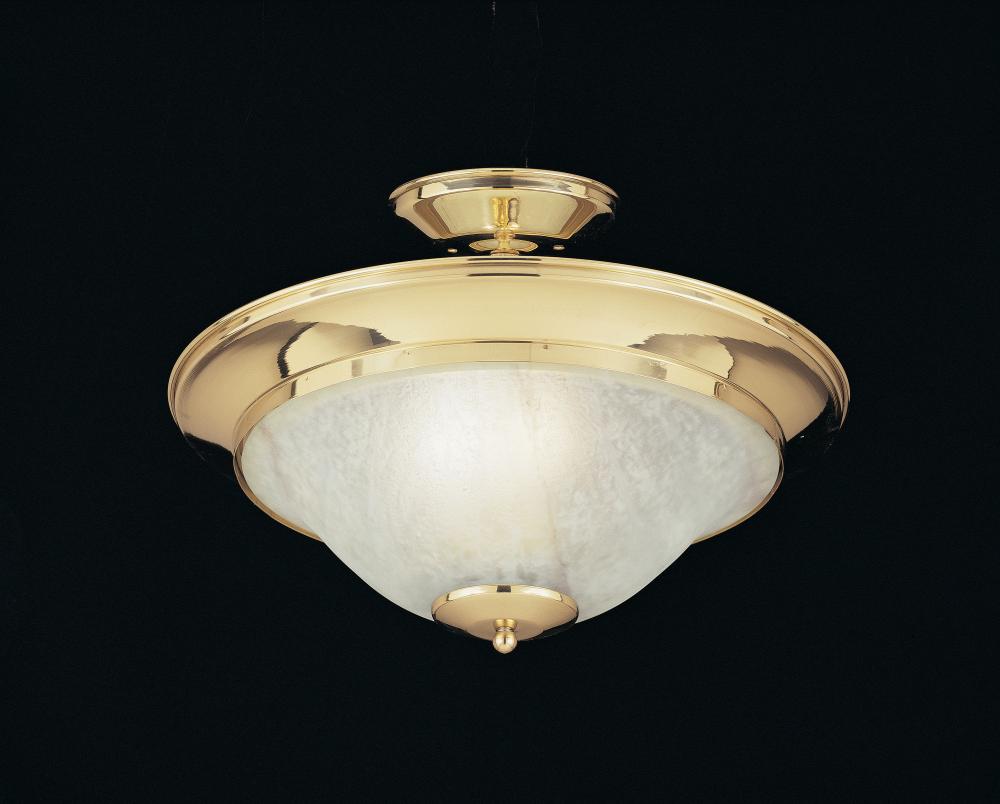 2-LIGHT SEMI FLUSH MOUNT