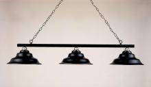 Hi-Lite MFG Co. H-5003/73-D-BK01/55 - 3-LITE BILLIARD LIGHT