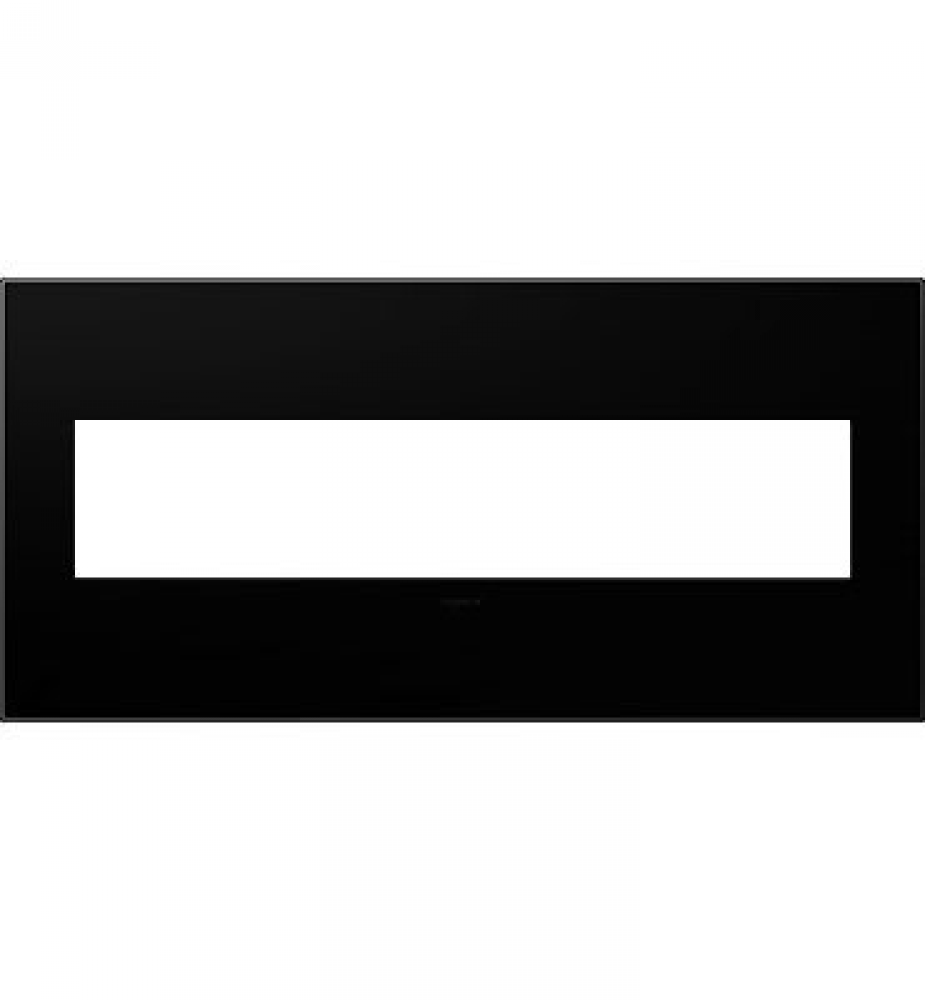 adorne Black Ink Five-Gang Screwless Wall