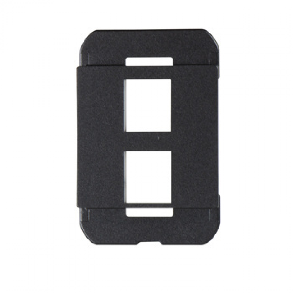 adorne 2-Port Frame, Graphite (8 pack)