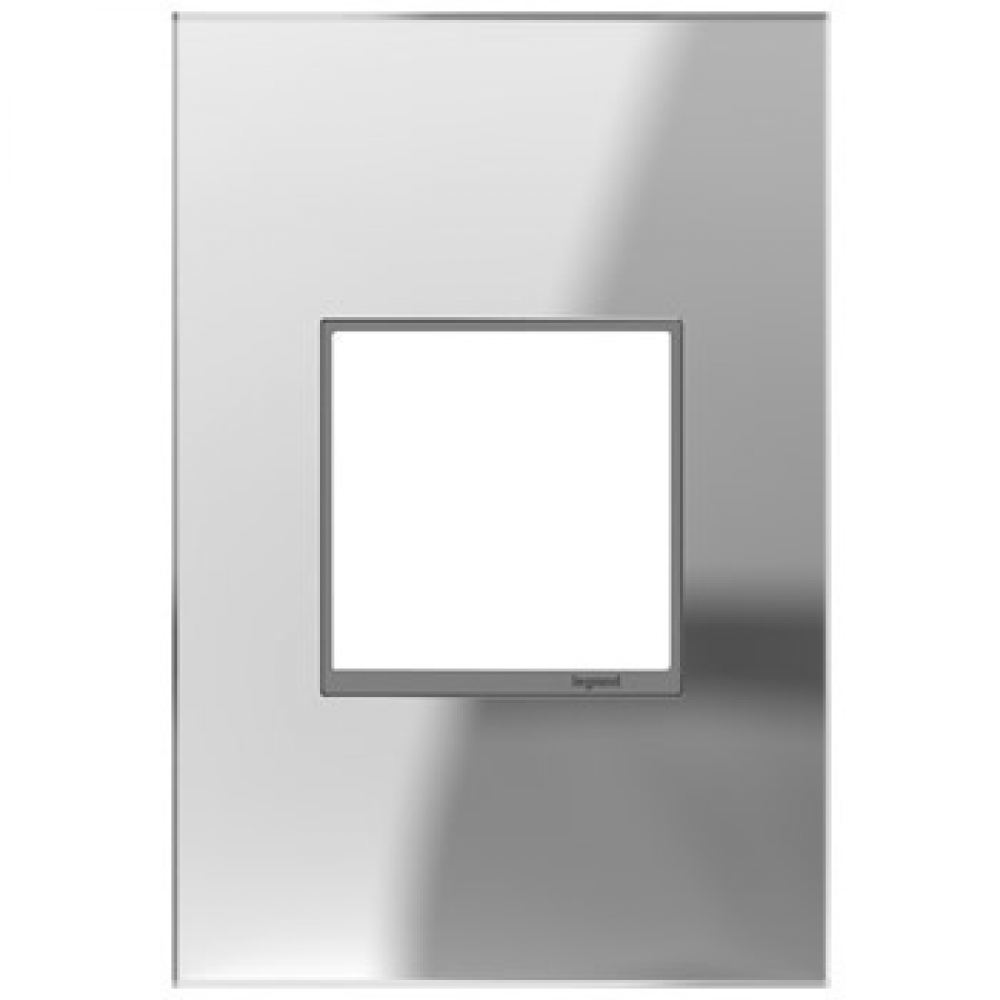 adorne Mirror One-Gang Screwless Wall Plate