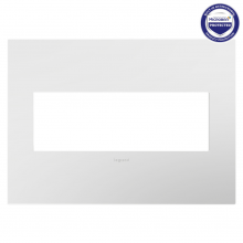 Legrand AWP3GWHW4 - Gloss White-on-White