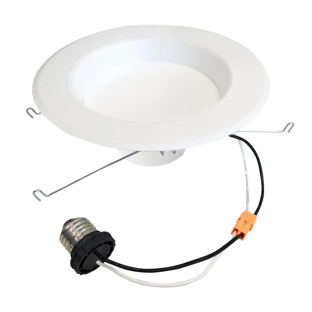 6" smooth 3K White LED Trim (5" & 6" compatible)