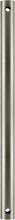 Hansen Lighting Items CFDR1BS - Luminance - Ceiling Fan Downrod, 12 Inch, Brushed Steel
