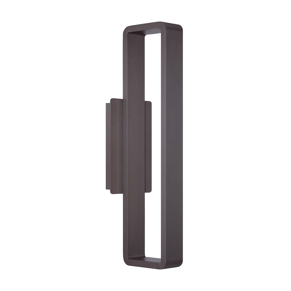 Janus 22in LED Outdoor Wall Light 3000K in Bronze