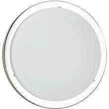 Eglo 82945A - 1 LT Ceiling Light w/ Chrome Finish & Satin Glass Shade