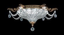 Schonbek 1870 5633-48H - Milano 2 Light 120V Flush Mount in Antique Silver with Heritage Handcut Crystal