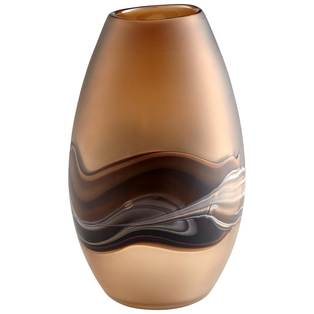 Nina Vase|Amber Swirl | Medium