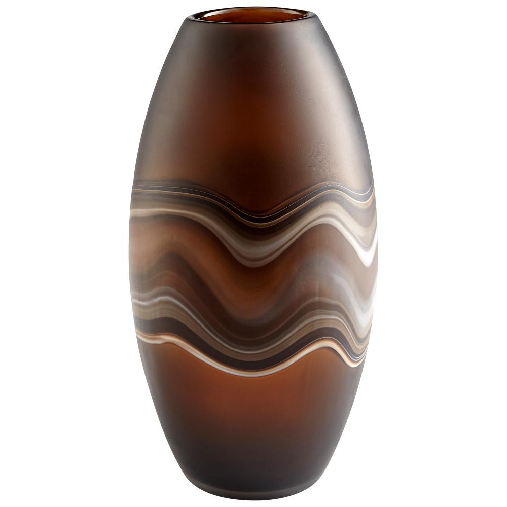 Nina Vase|Amber Swirl | Large