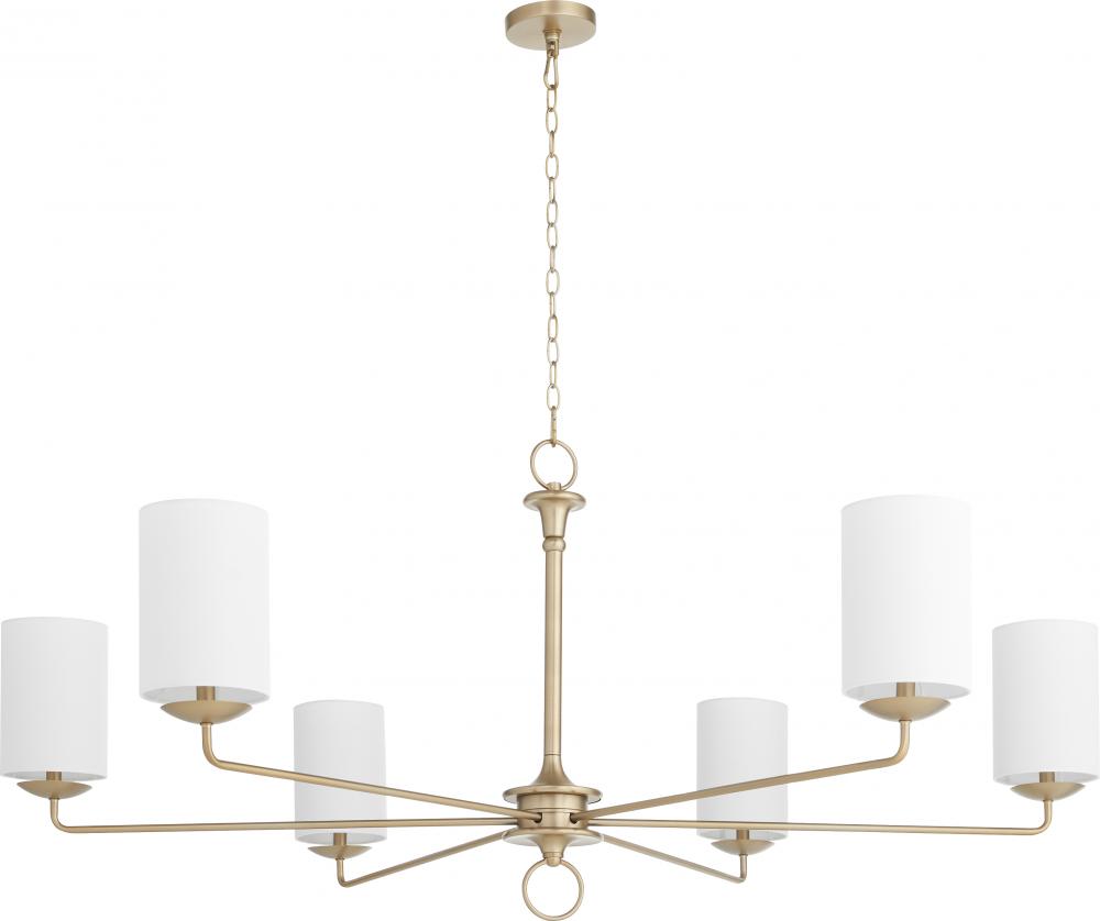 Ginevra Chandelier Aged Brass Large