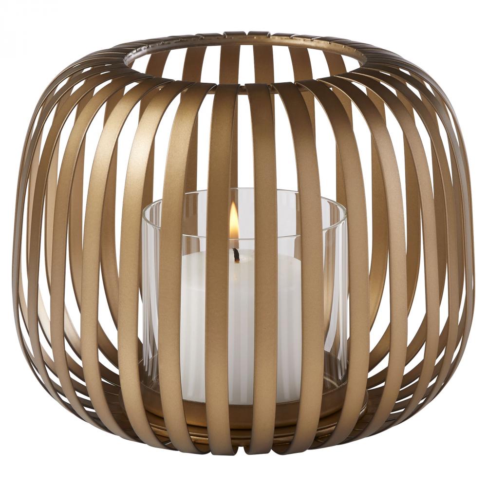 Liny Hurricane Candleholder | Gold-Medium