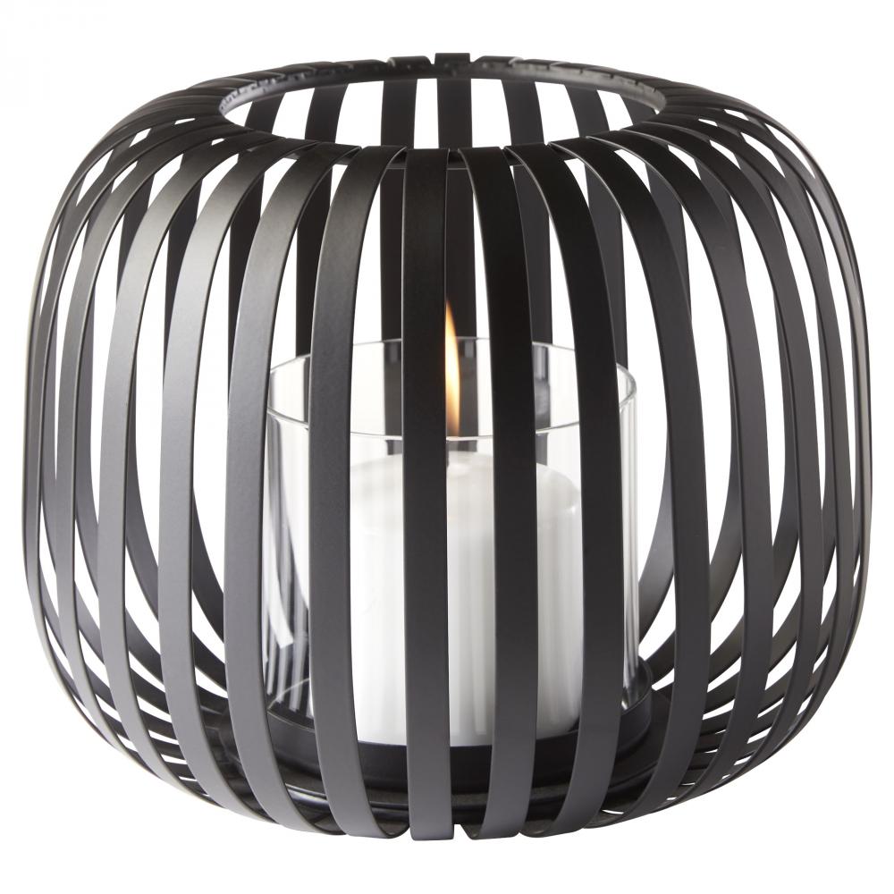 Liny Hurricane Candleholder | Black-Medium