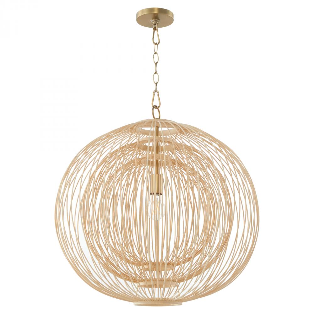 Terrae Pendant | Natural | Round