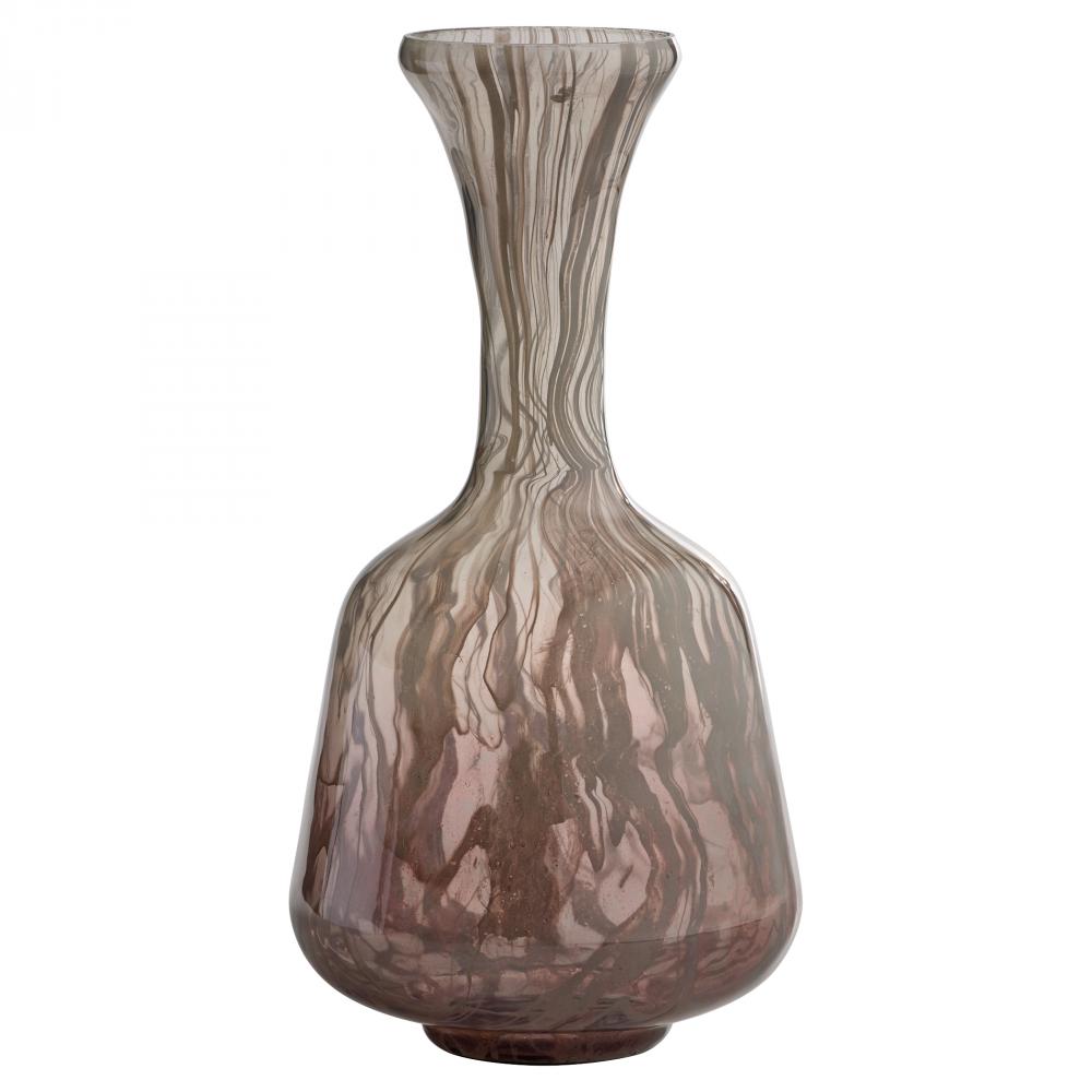 Billow Bottle Vase | Grey Swirl | Large