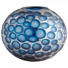 Cyan Designs 08652 - Round Toreen Vase | Blue | Large