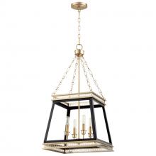 Cyan Designs 10906 - Gerard Pendant  | Black | Aged Brass