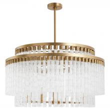 Cyan Designs 11628 - Nobel 12 Light Chandelier | Aged Brass