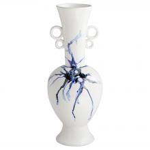 Cyan Designs 11923 - Nola Vase| White | Blue | Black | Medium