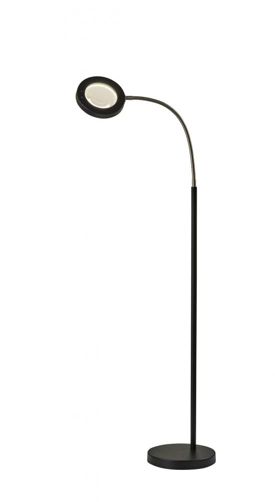 Holmes LED Magnifier Floor Lamp w/Smart Switch