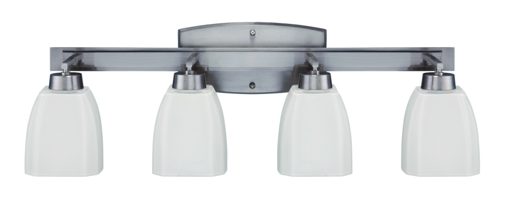 Bridwell 4 Light Vanity in Brushed Polished Nickel