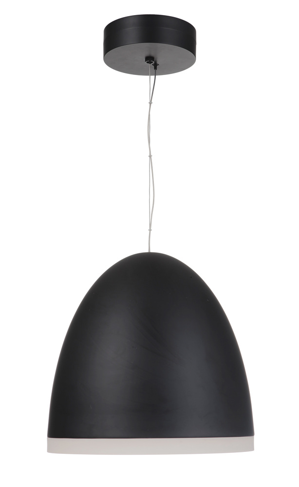 Studio 15.39" LED Pendant in Flat Black
