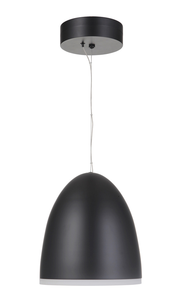 Studio 13.03" LED Pendant in Flat Black
