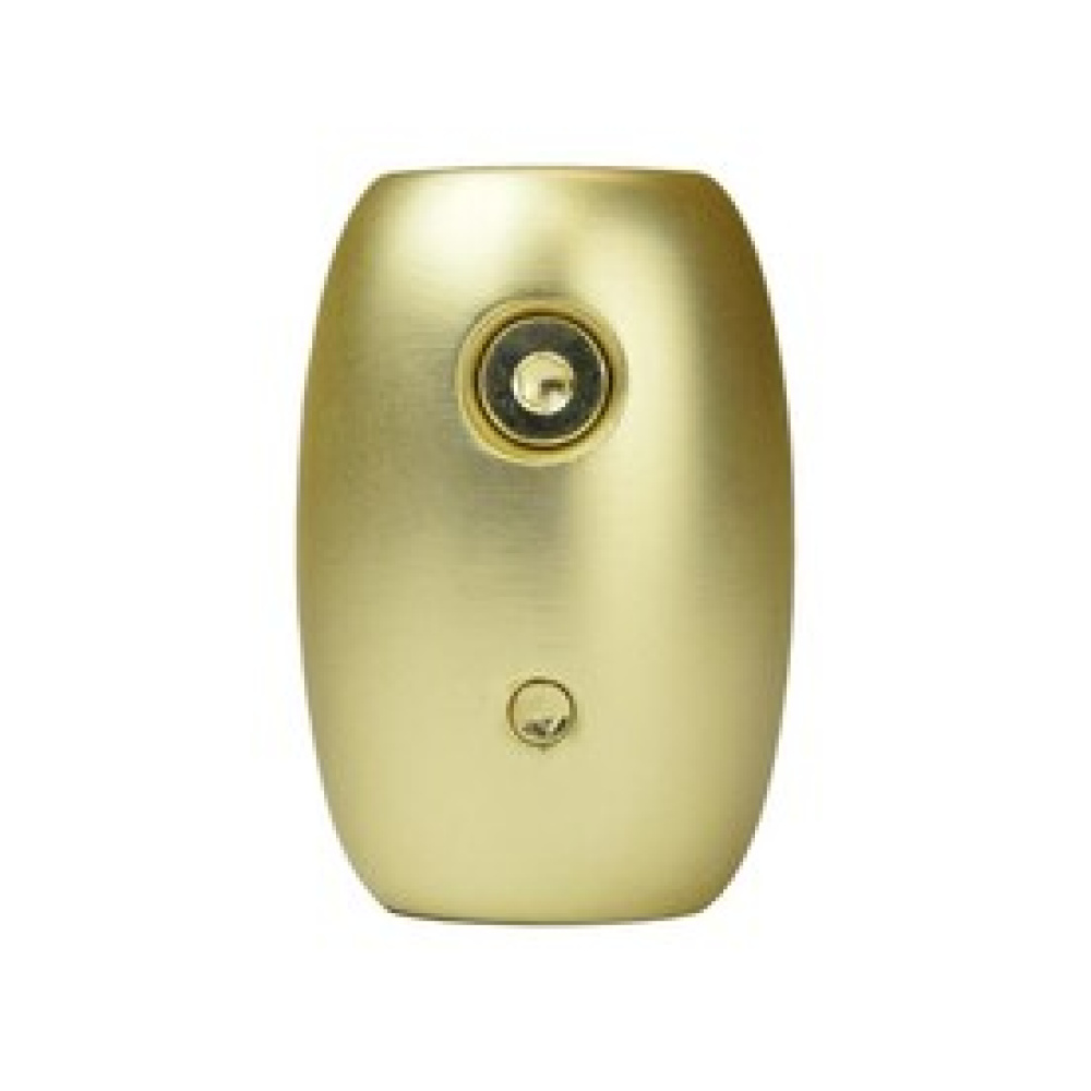 1/2" Downrod Coupler in Polished Brass